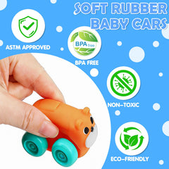 Boogem eggs and cars displayed as colorful basket fillers