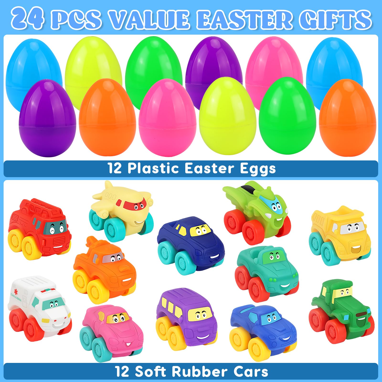 Boogem soft rubber toy cars safe for baby bath play