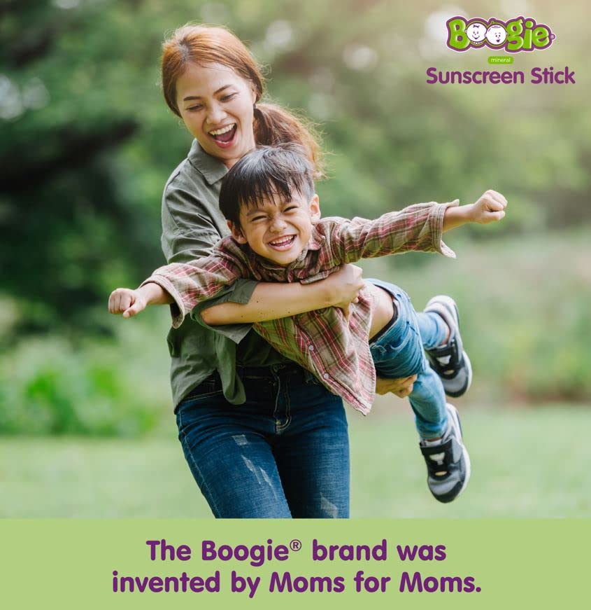 Boogie Baby Sunscreen Stick travel-size compact for on-the-go protection.