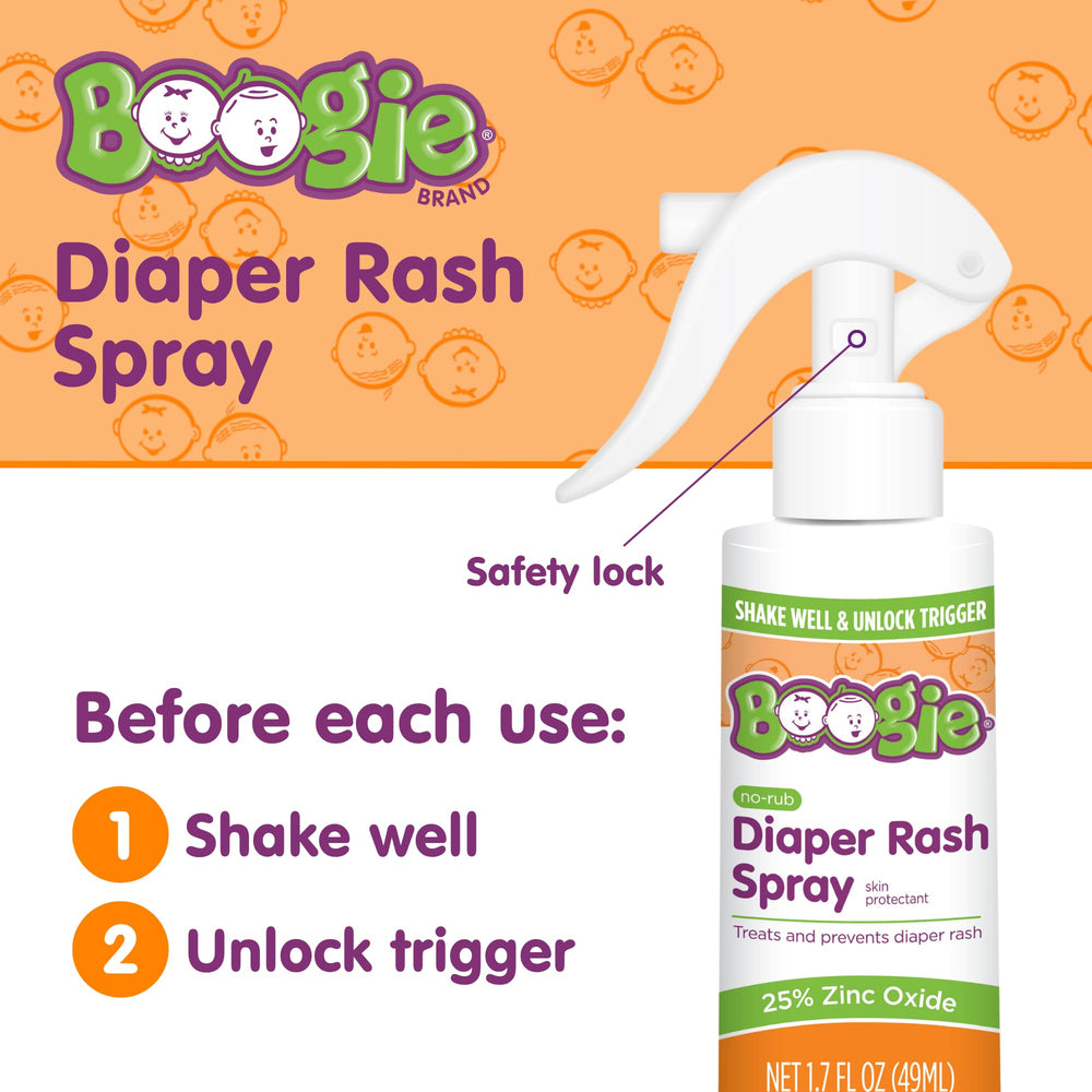 Boogie no-contact application helps keep hands clean during changes.