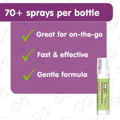 Boogie Kids Hand Sanitizer Spray with aloe soothing formula for gentle skin