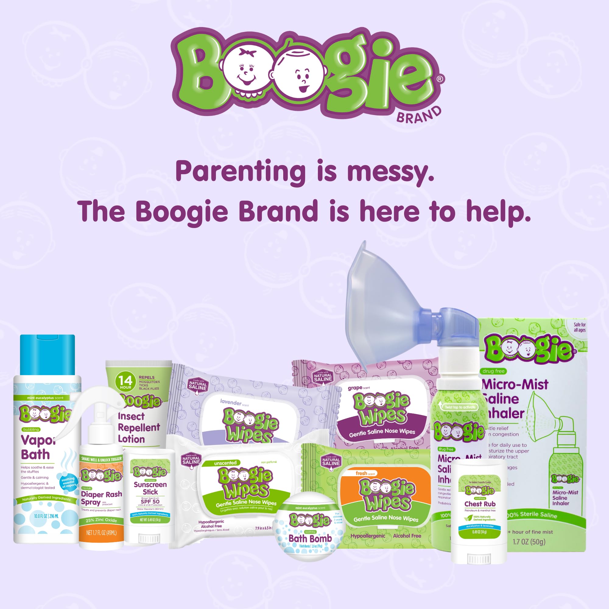 Boogie wipes car bag ready scene illustrates on the go cleanliness