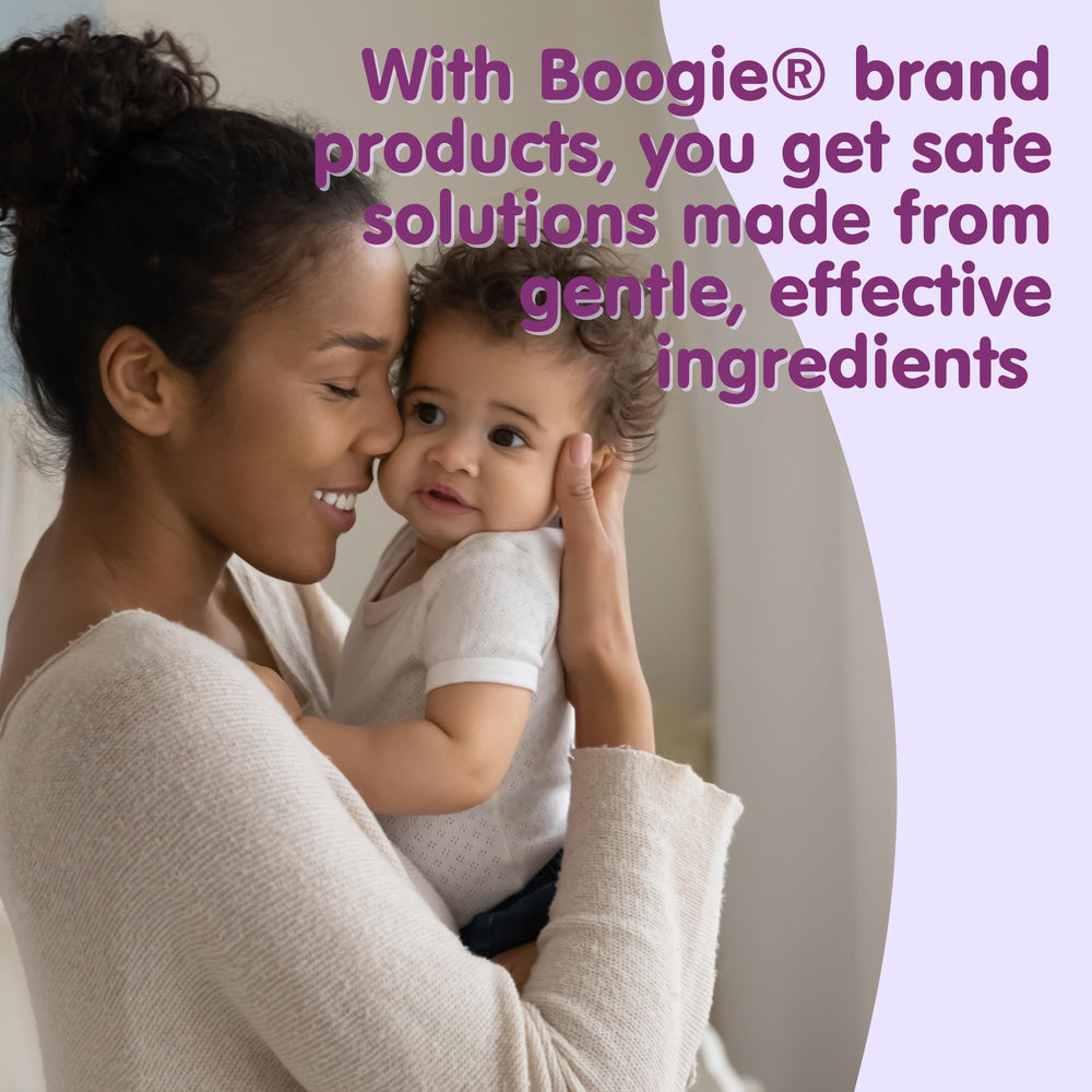 Boogie wipes soft pack pouch image highlights travel friendly design
