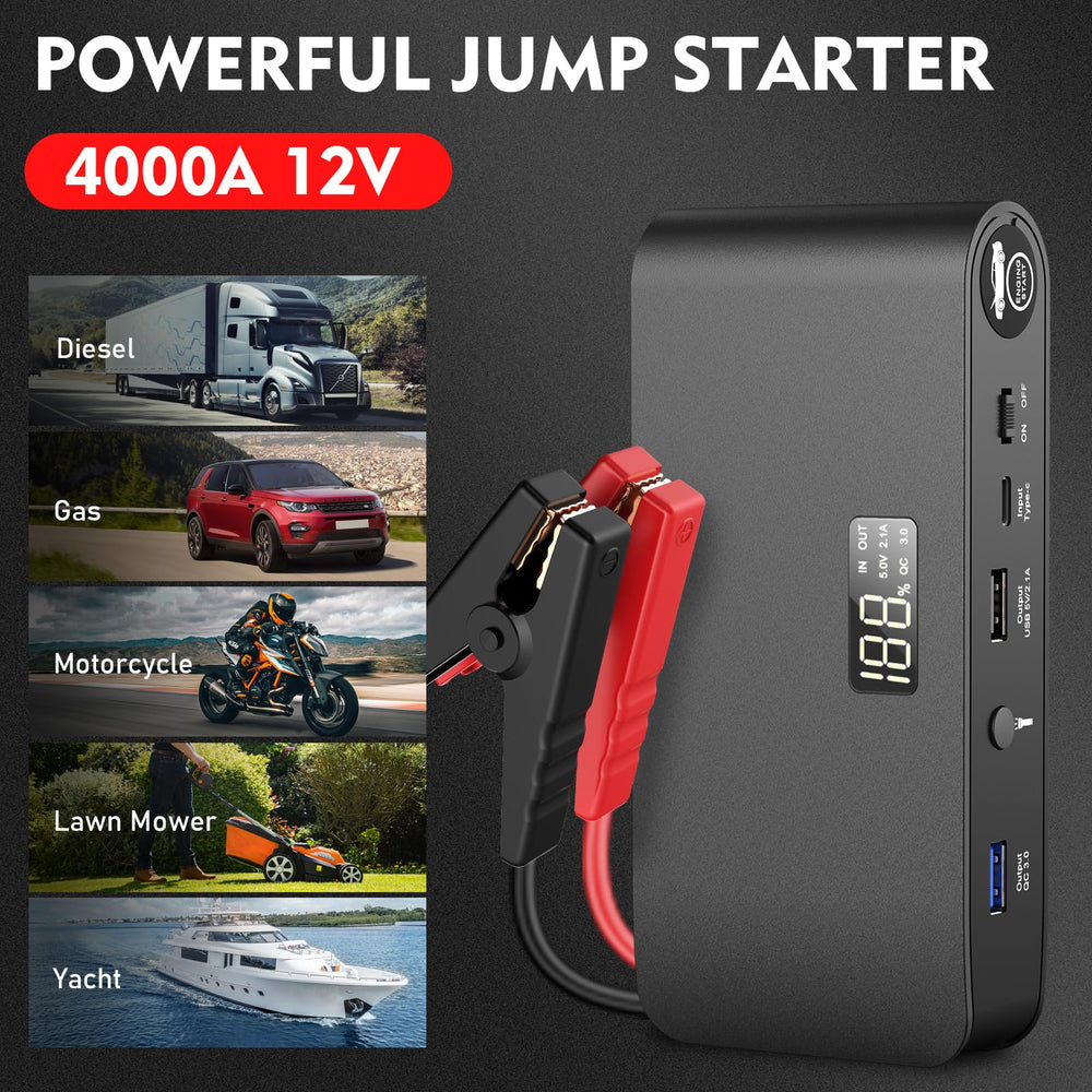 Bookoo Jump Starter case demonstrates rugged protection for outdoor use