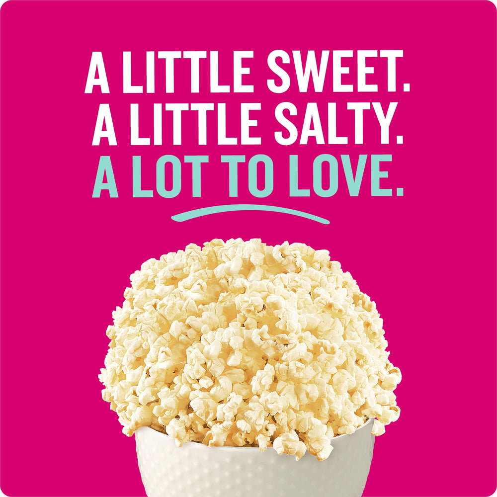 Angie's BOOMCHICKAPOP gluten-free and non-GMO snack attributes on label.