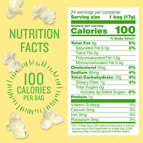 Angie's BOOMCHICKAPOP sea salt popcorn bag pairs with lunch boxes for a savory crunch