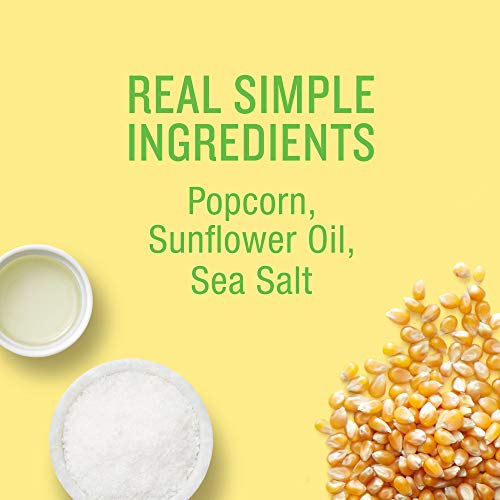 Angie's BOOMCHICKAPOP sea salt popcorn bag seamlessly fits road trips and school lunches