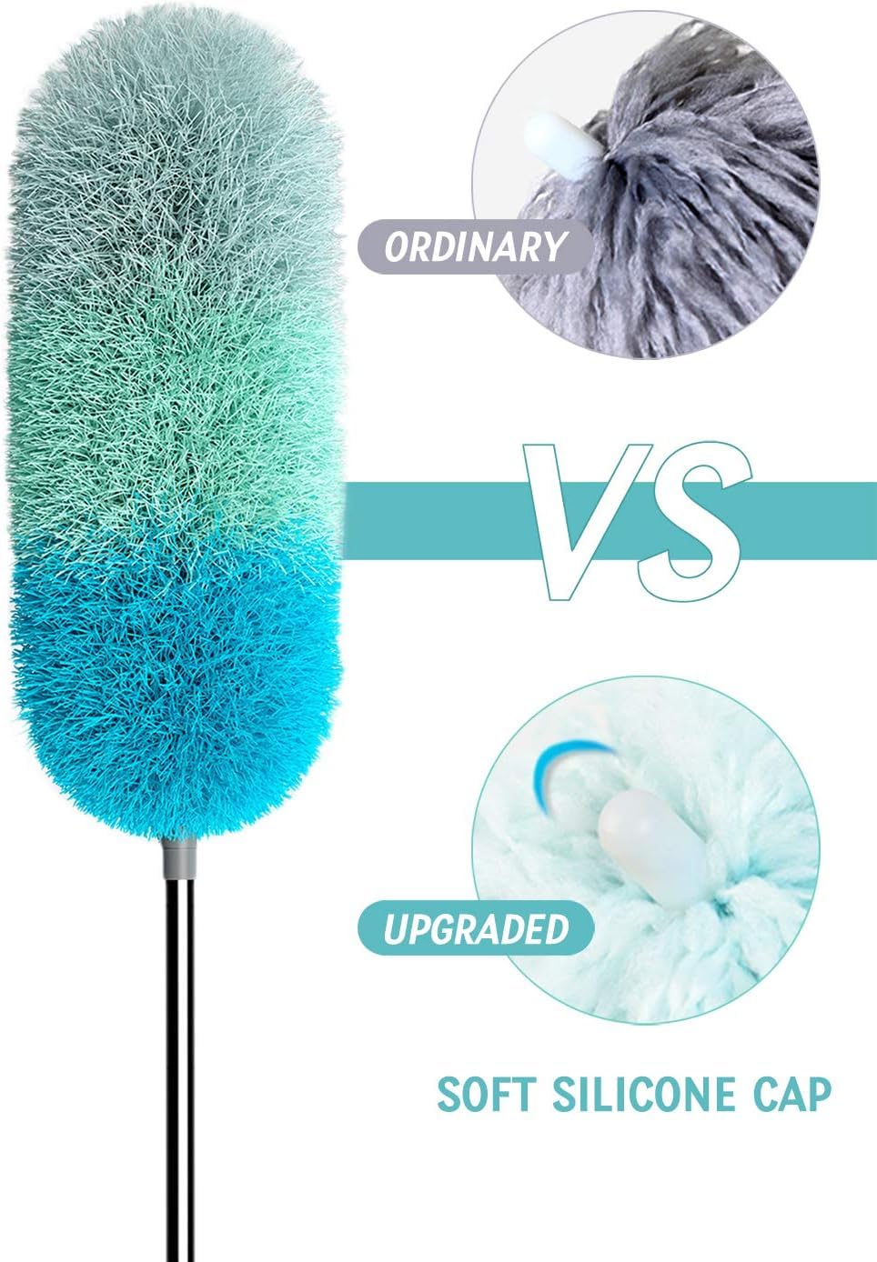 BOOMJOY long pole reaches high ceilings for thorough cleaning
