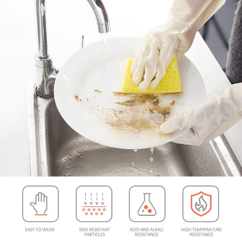 BOOMJOY nitrile gloves ideal for kitchen, bathroom, and garden chores.