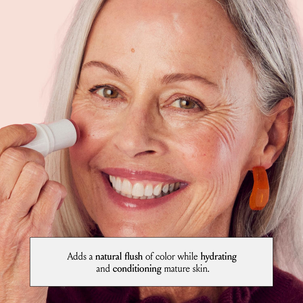 Pocket-friendly Boomstick Rose Nude for on-the-go color touchups.
