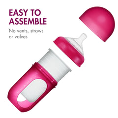 Boon Nursh bottle is dishwasher-safe for quick cleanup
