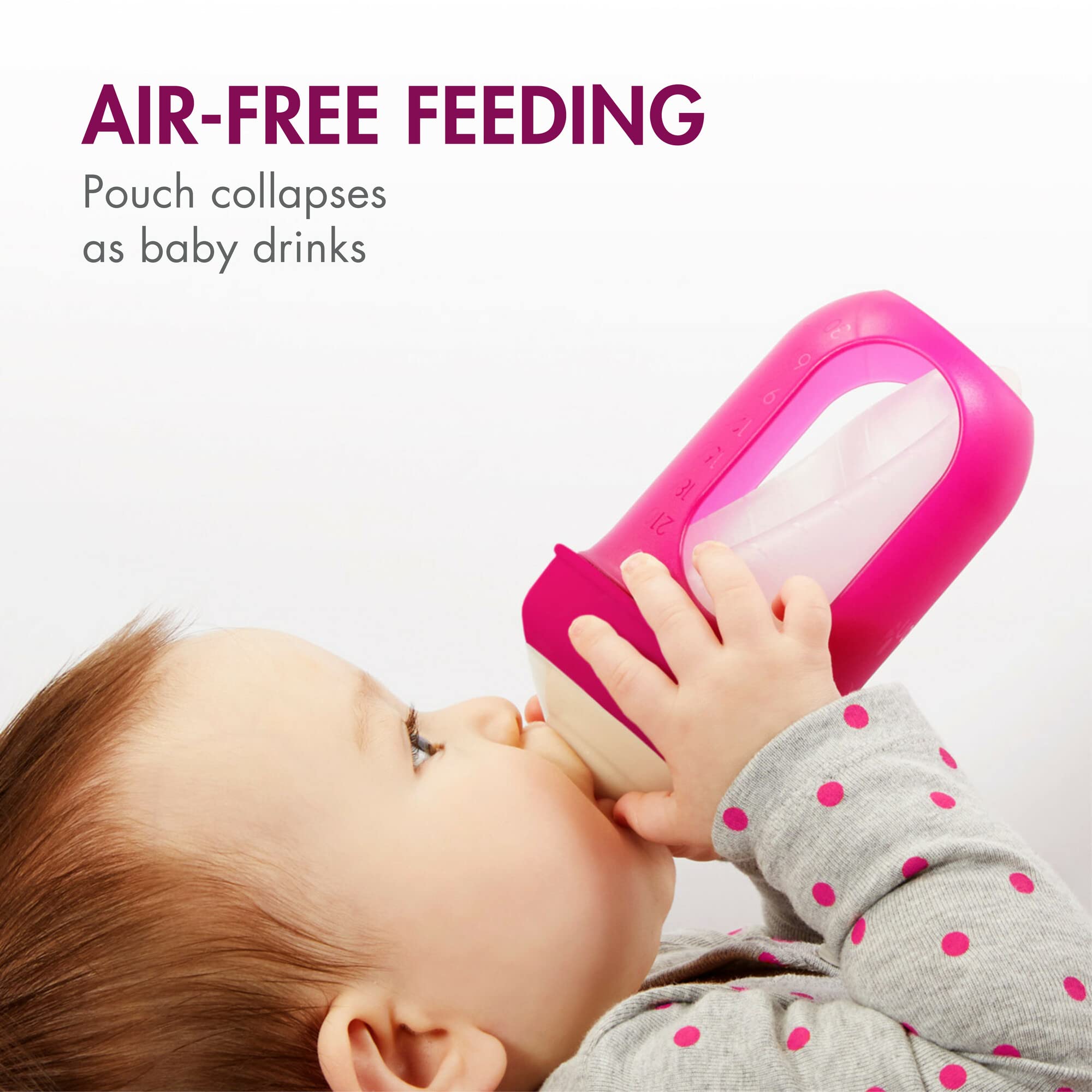 Boon Nursh nipple design promotes easy latch for comfortable feeding