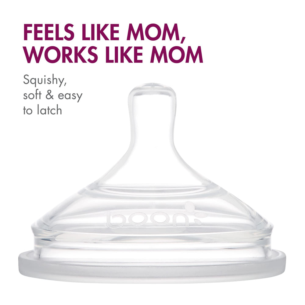 Nursh pouch and shell separation keeps milk inside silicone
