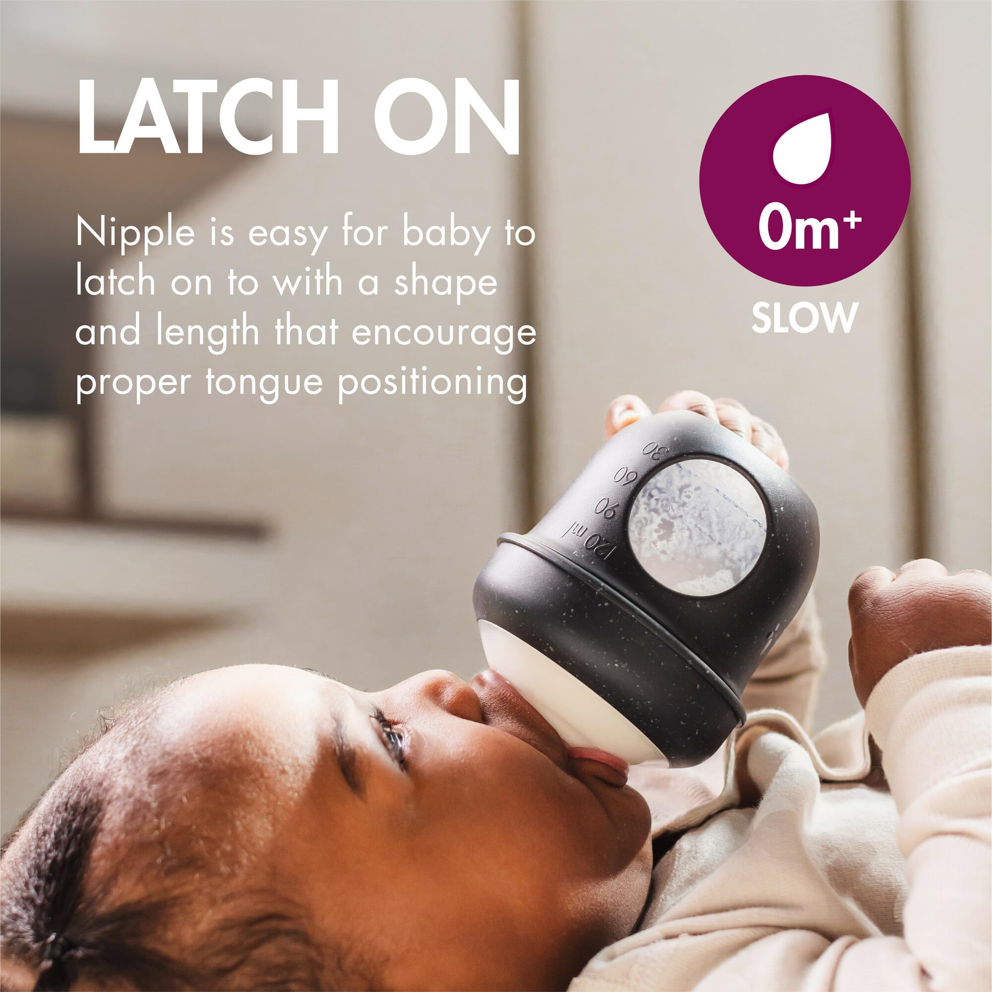 Boon Nursh bottle components are dishwasher safe for quick cleanup.