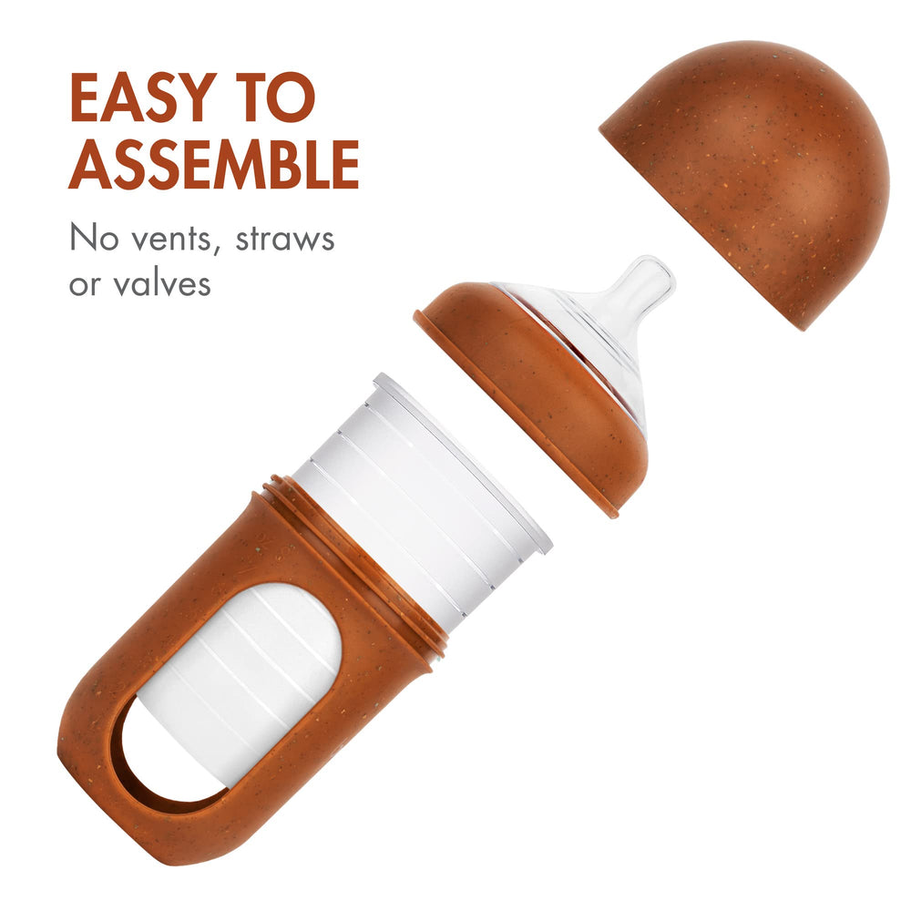 Boon Nursh nipple-latch design supports easy latch during feeding