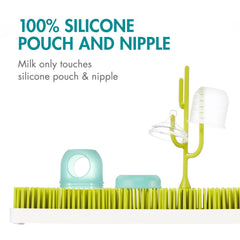 Boon Nursh nipple latch-on design supports easy feeding.
