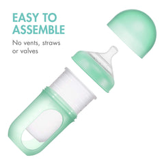 Boon Nursh pouch separation design keeps milk away from plastic