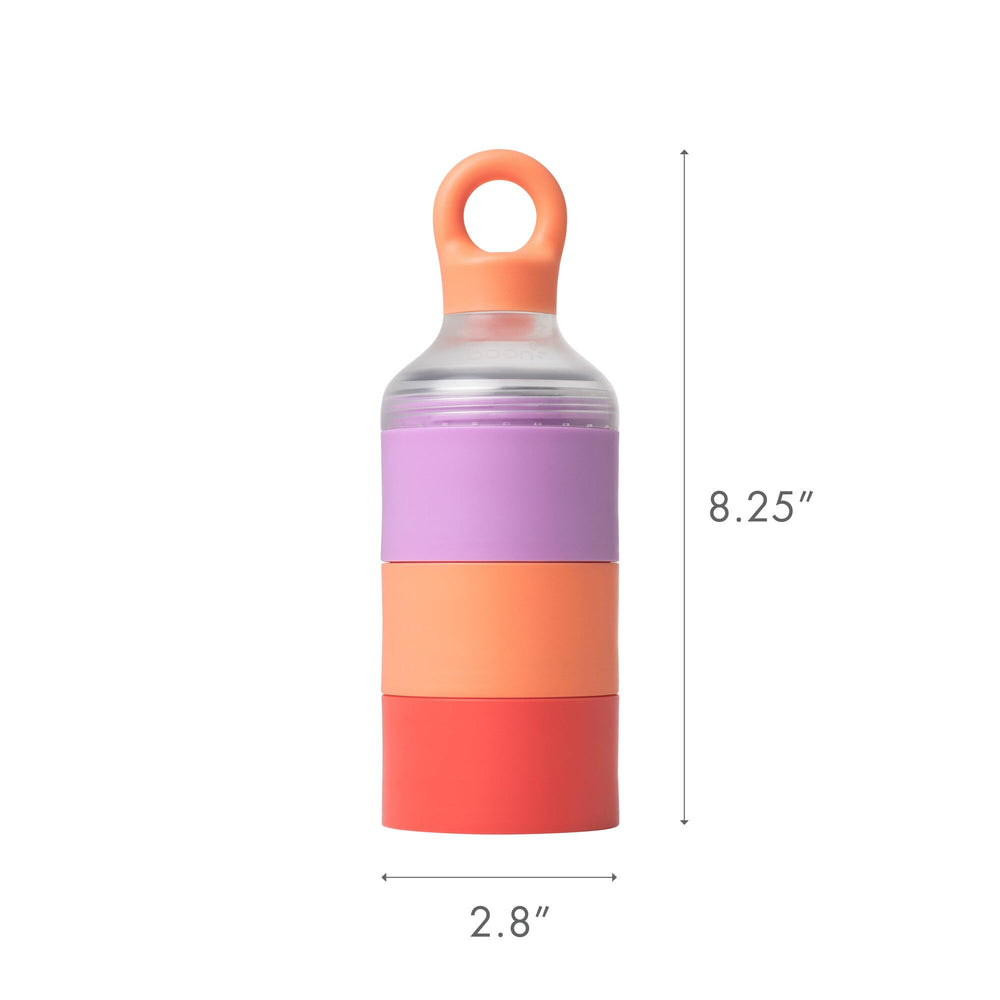 Boon Triful easy-dispense funnel enables mess-free bottle prep away from home.