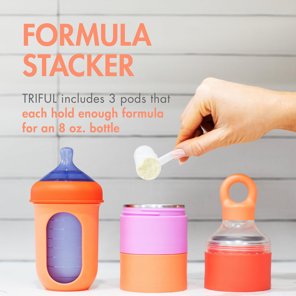 Boon Triful modular design offers flexible use from single pod to full-stack.