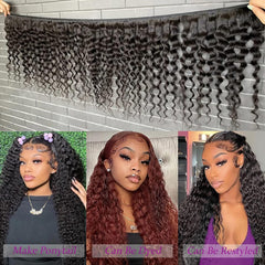 Boopwine Brazilian virgin hair bundles for natural look and smooth texture.