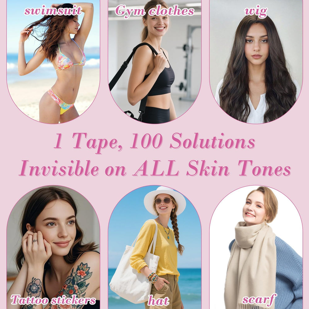 BOOSINI secure fit for all fabrics adheres without bulk or shine.
