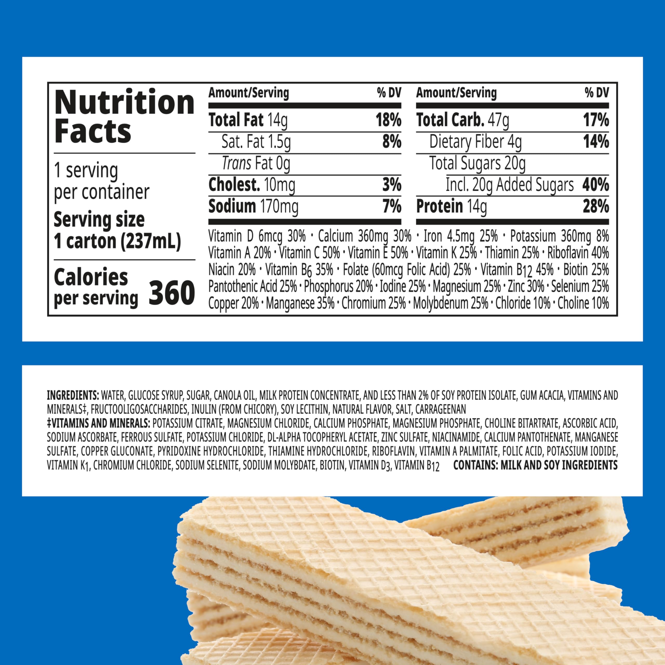 BOOST Plus Vanilla gluten-free label appeals to diverse diets.