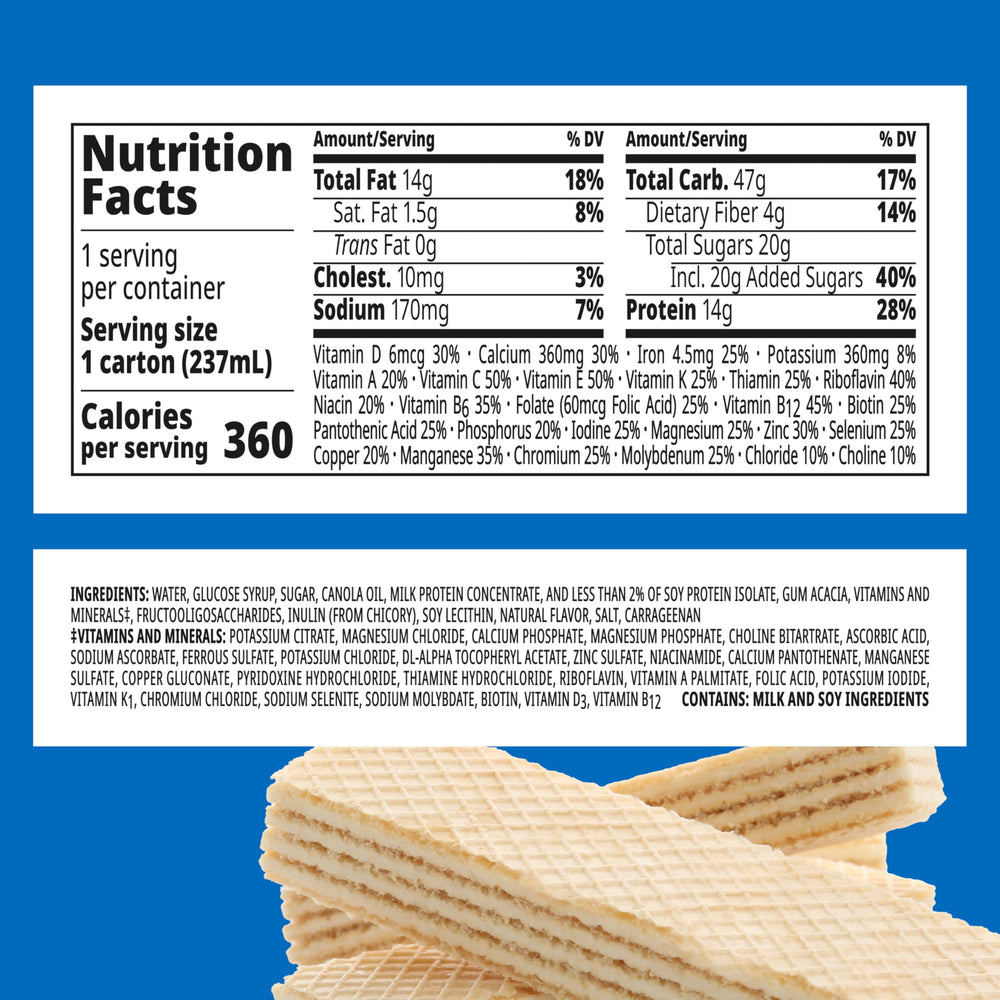 BOOST Plus Vanilla gluten-free label appeals to diverse diets.
