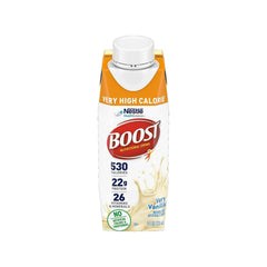 BOOST Very High Calorie glass served chilled for a refreshing drink