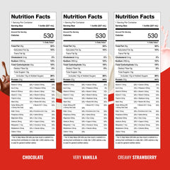 BOOST Very High Calorie drink pack side highlights nutrient-dense packaging for daily energy