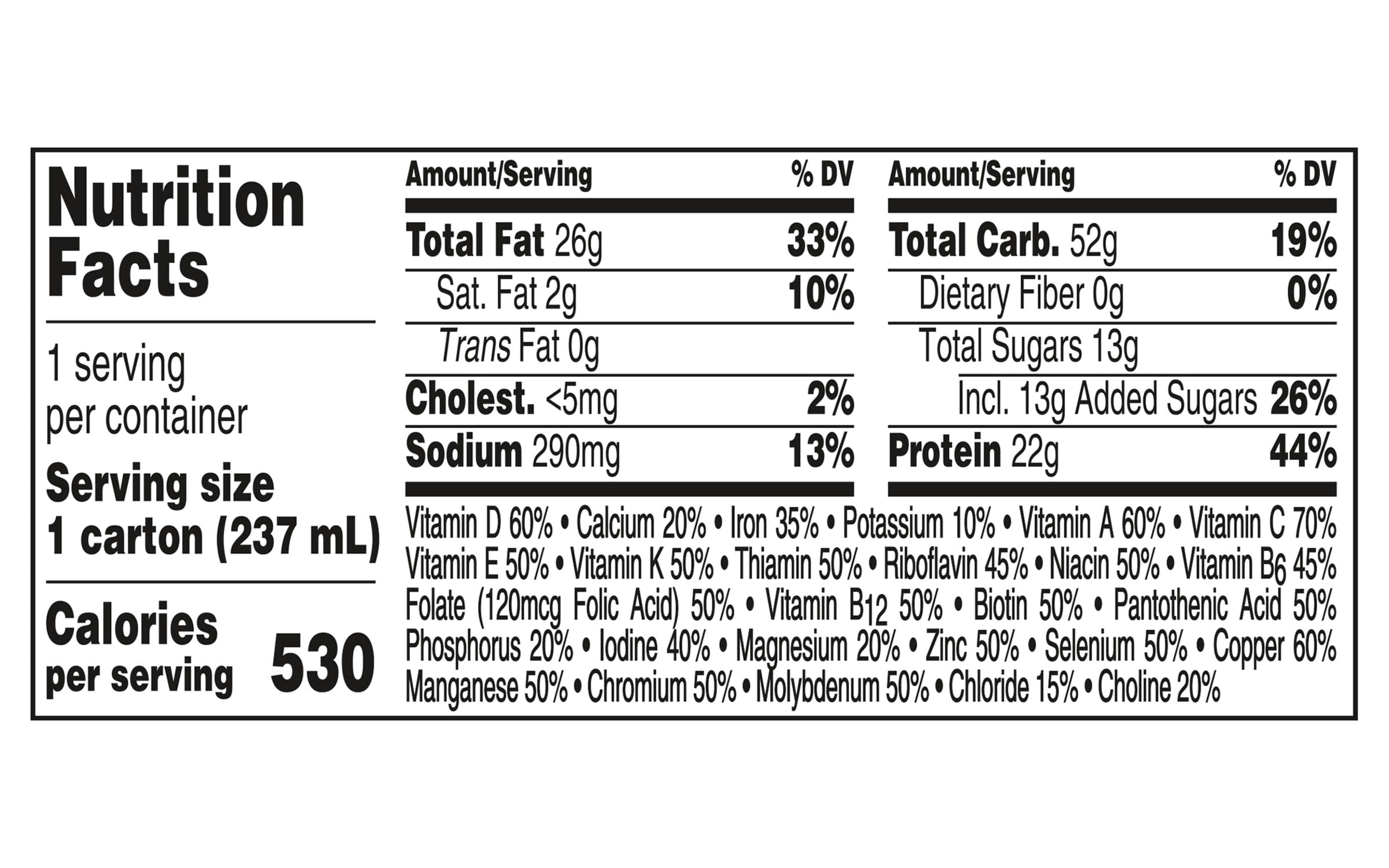 BOOST Very High Calorie close-up texture reveals rich creamy consistency.