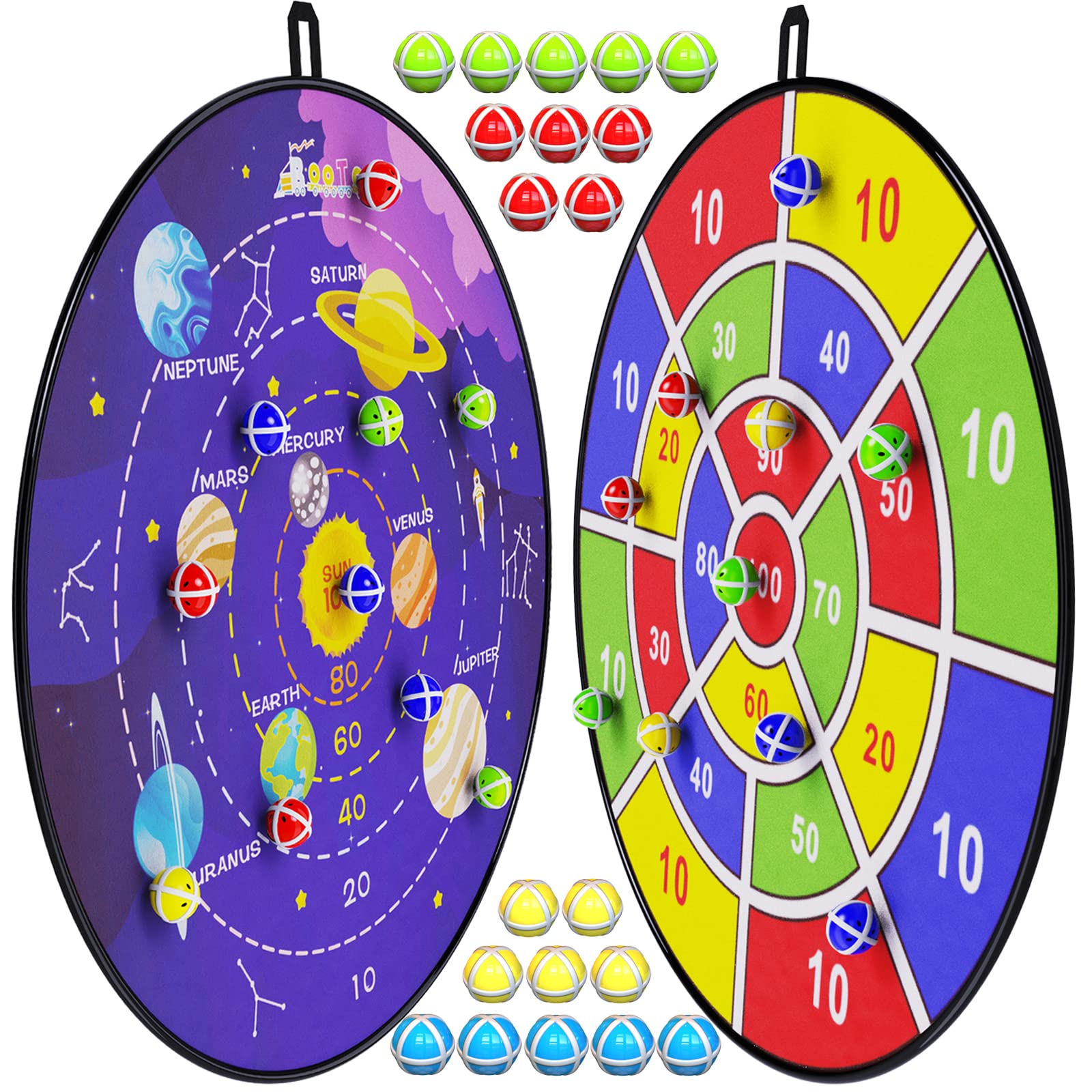 BooTaa 29-inch dart board setup for family game night and target practice.