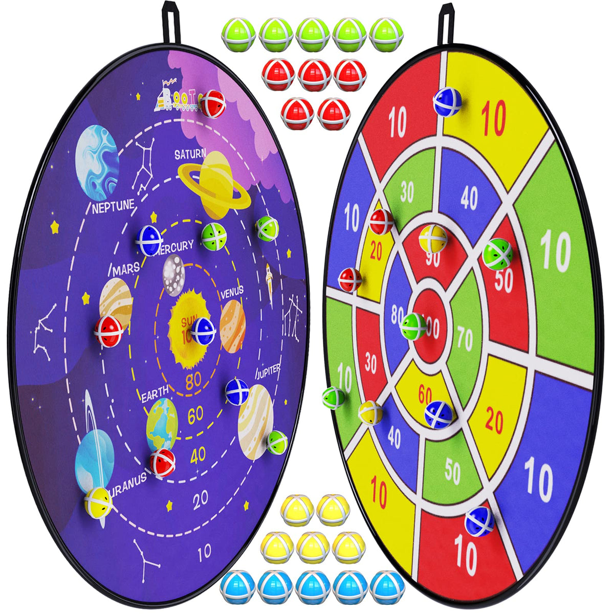 BooTaa 29-inch dart board setup for family game night and target practice.