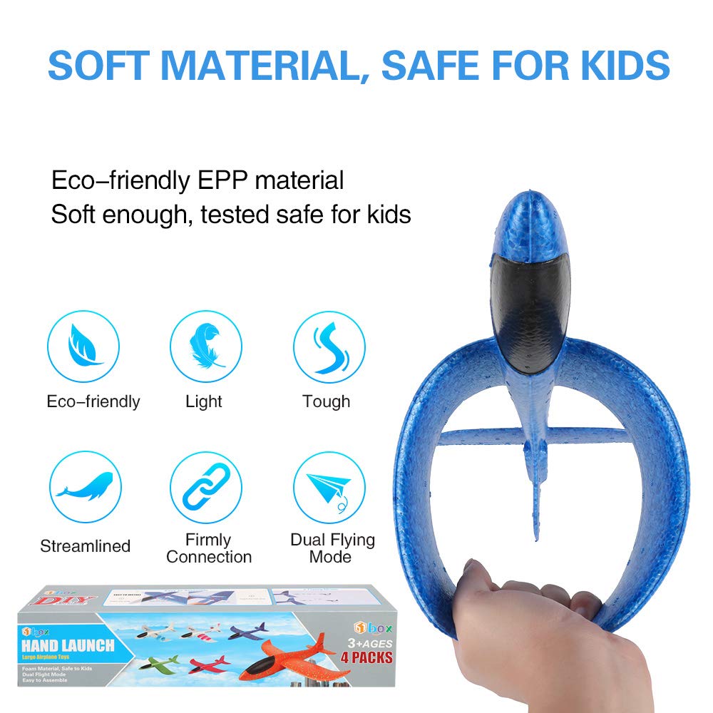 Bootaa kids enjoying outdoor play with safe, lightweight planes.