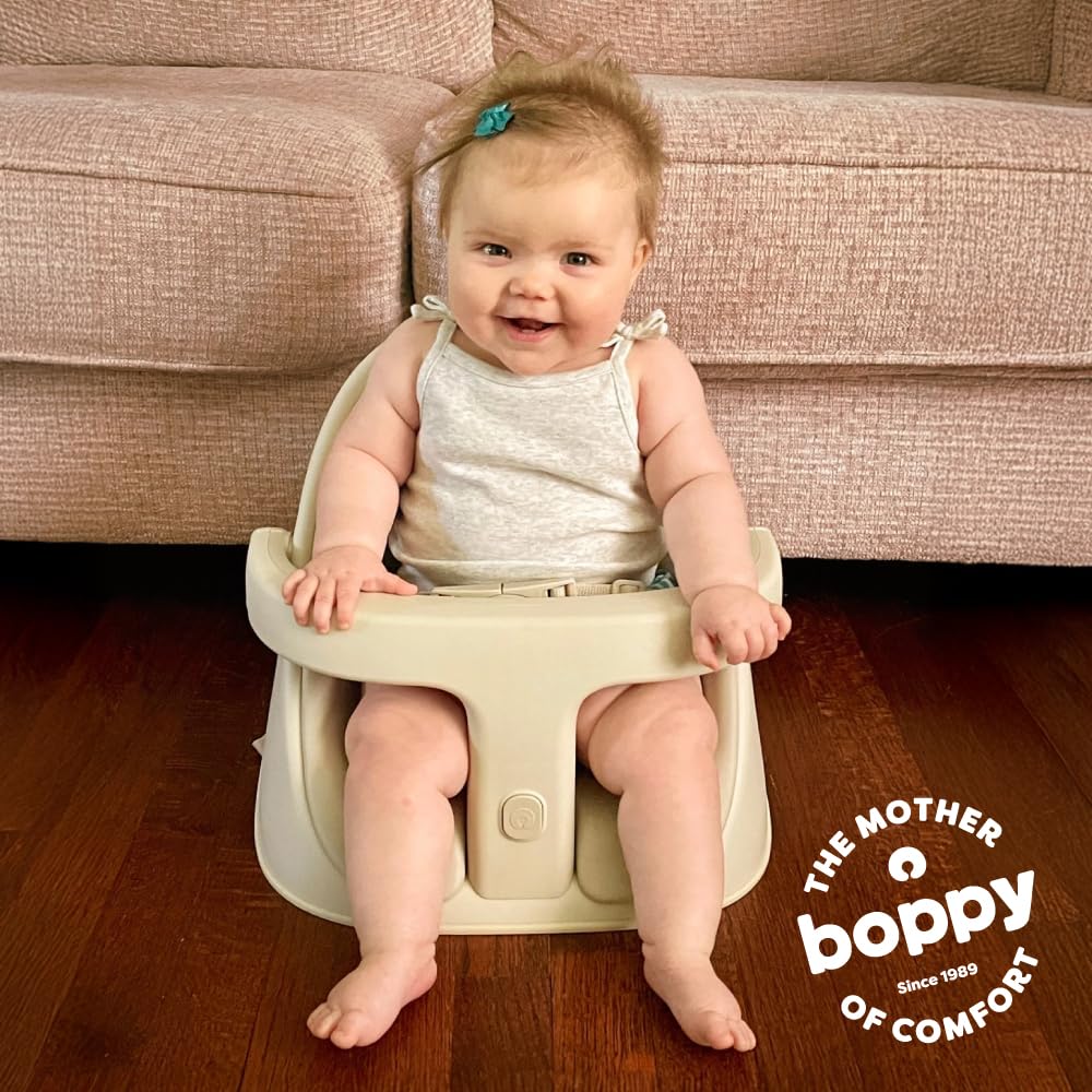Stage 2 setup for toddlers in Boppy Proper Posture seat.