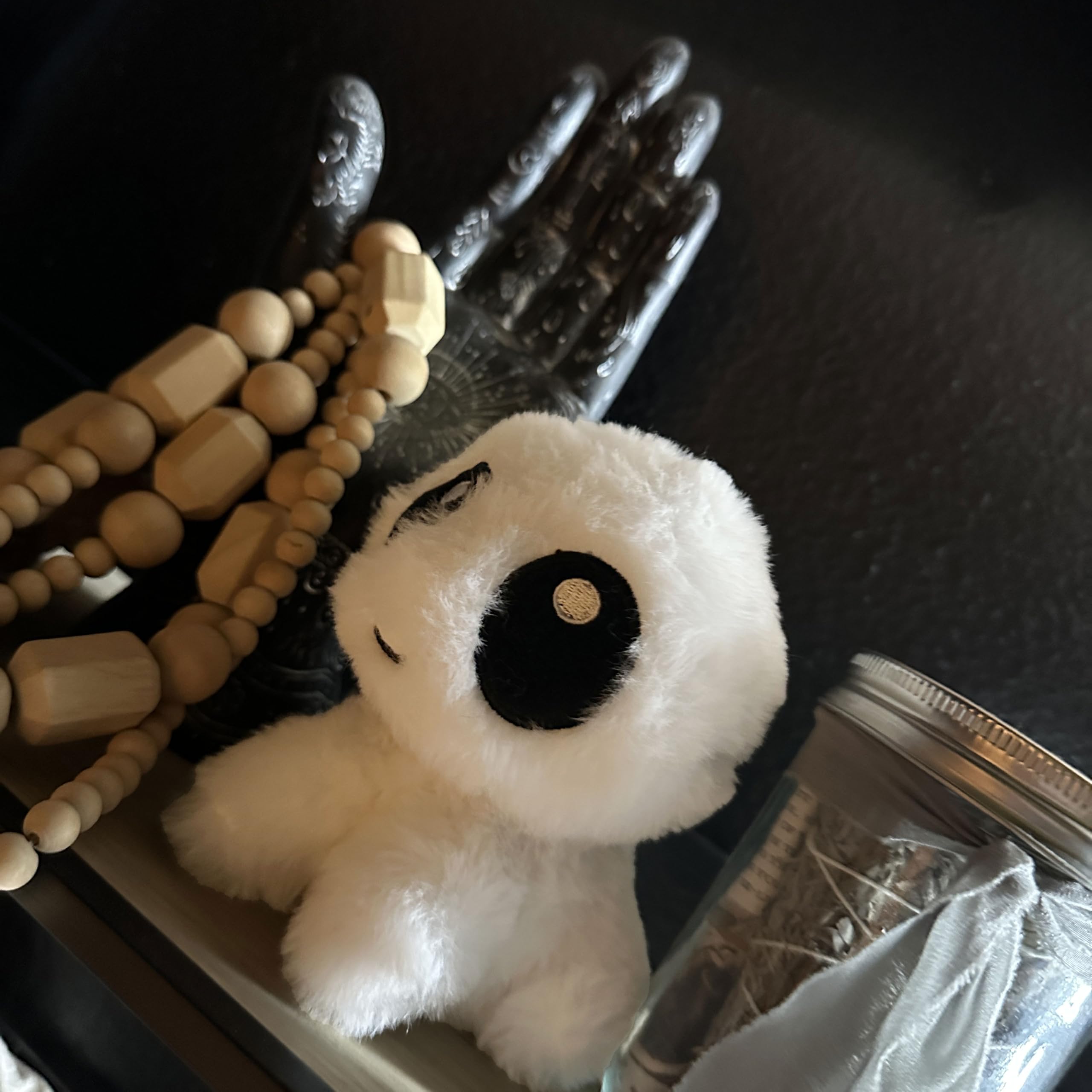 Ultra-soft Borbs plush fabric invites cozy hugs and sensory comfort.
