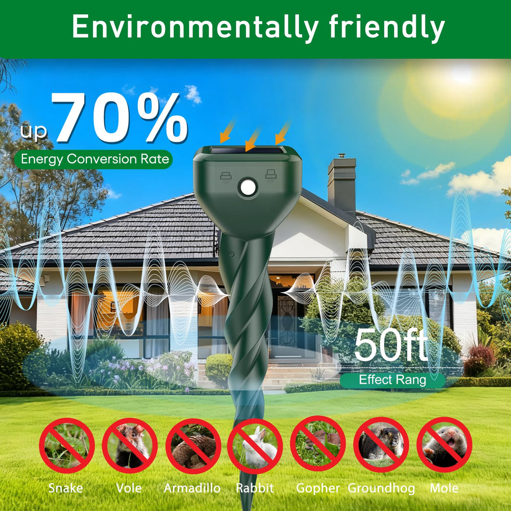 BORHOOD yard protection for gardens and yards against burrowing pests.