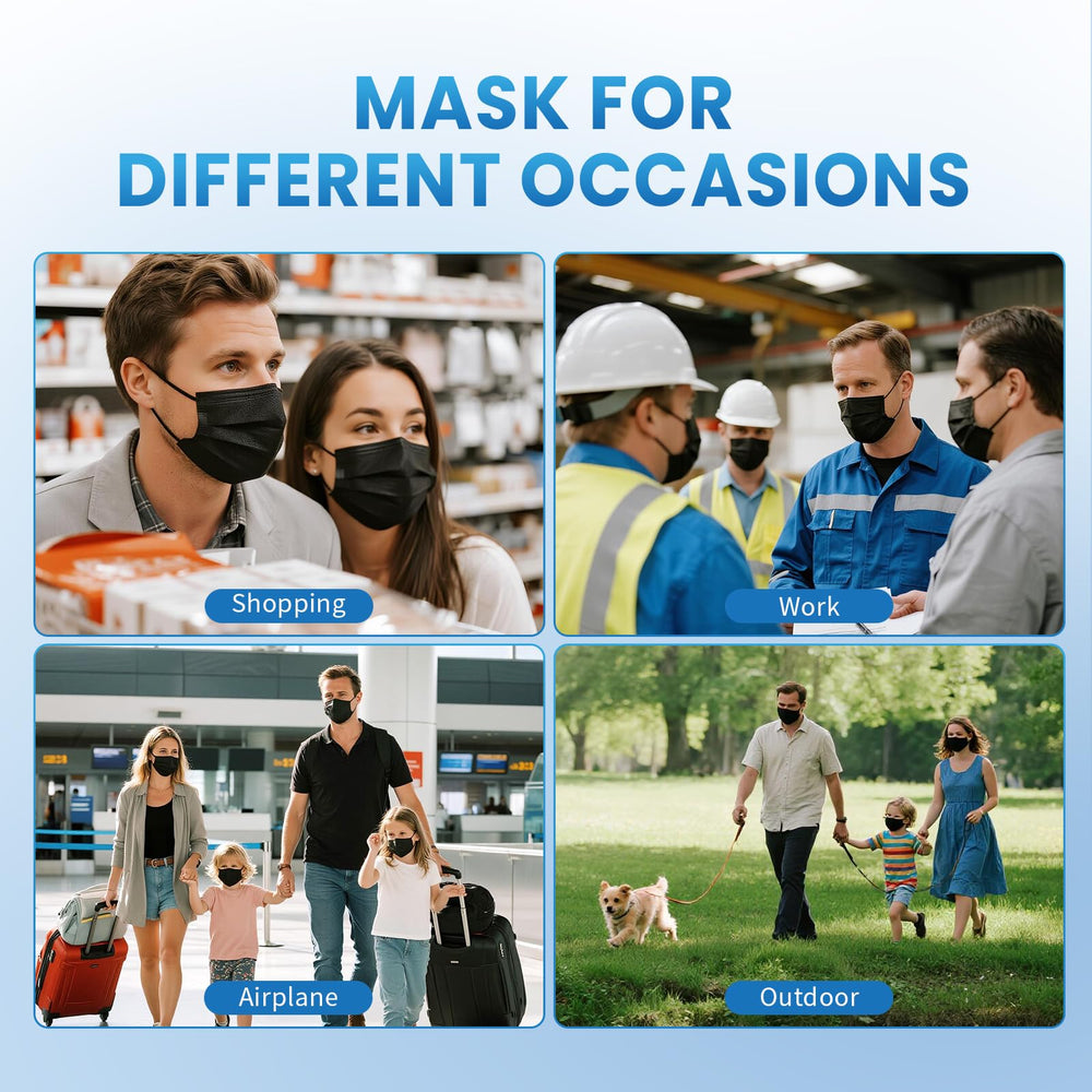 Borje daily-use mask in public settings offers lightweight protection.