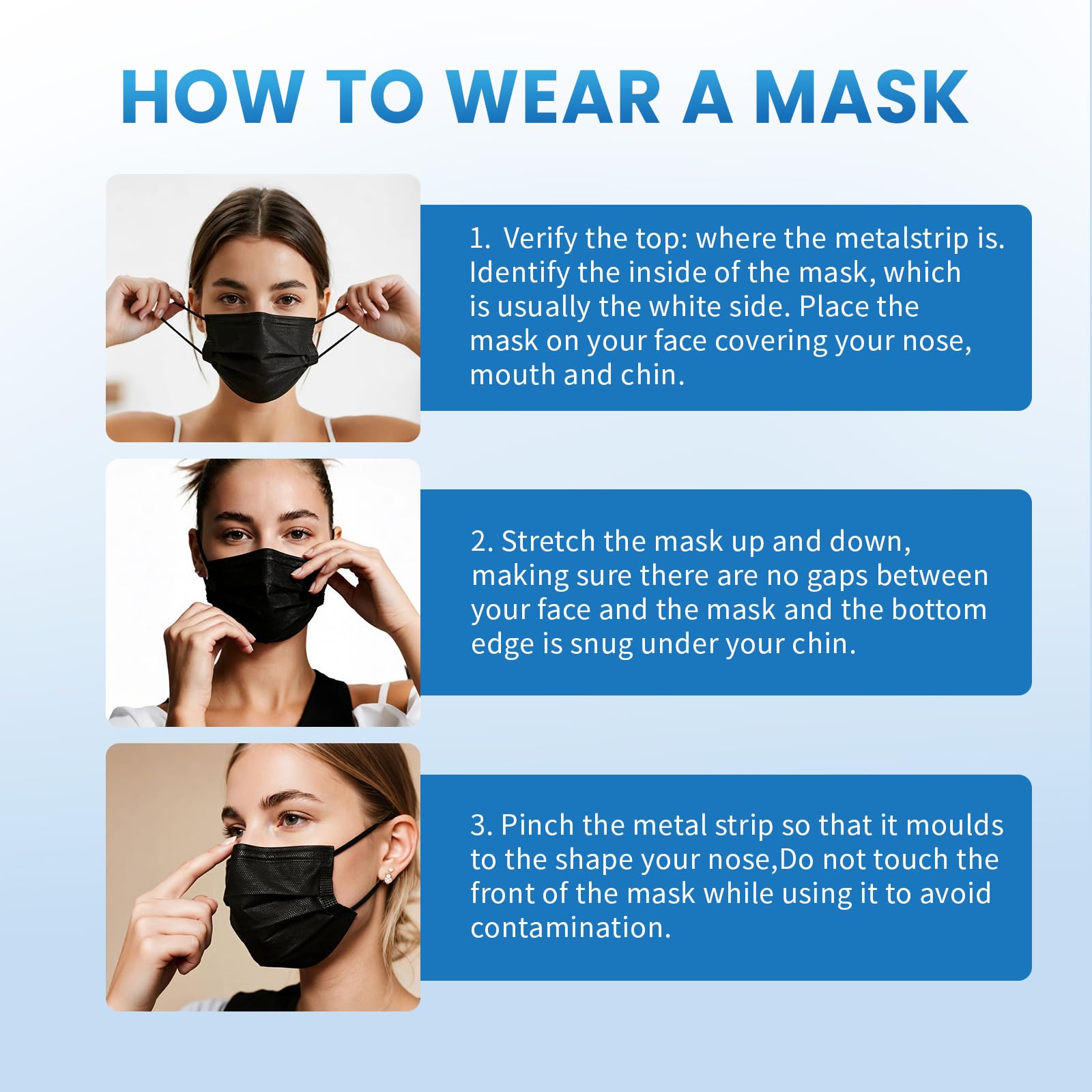 Borje mask for adults and teens enables everyday wear.