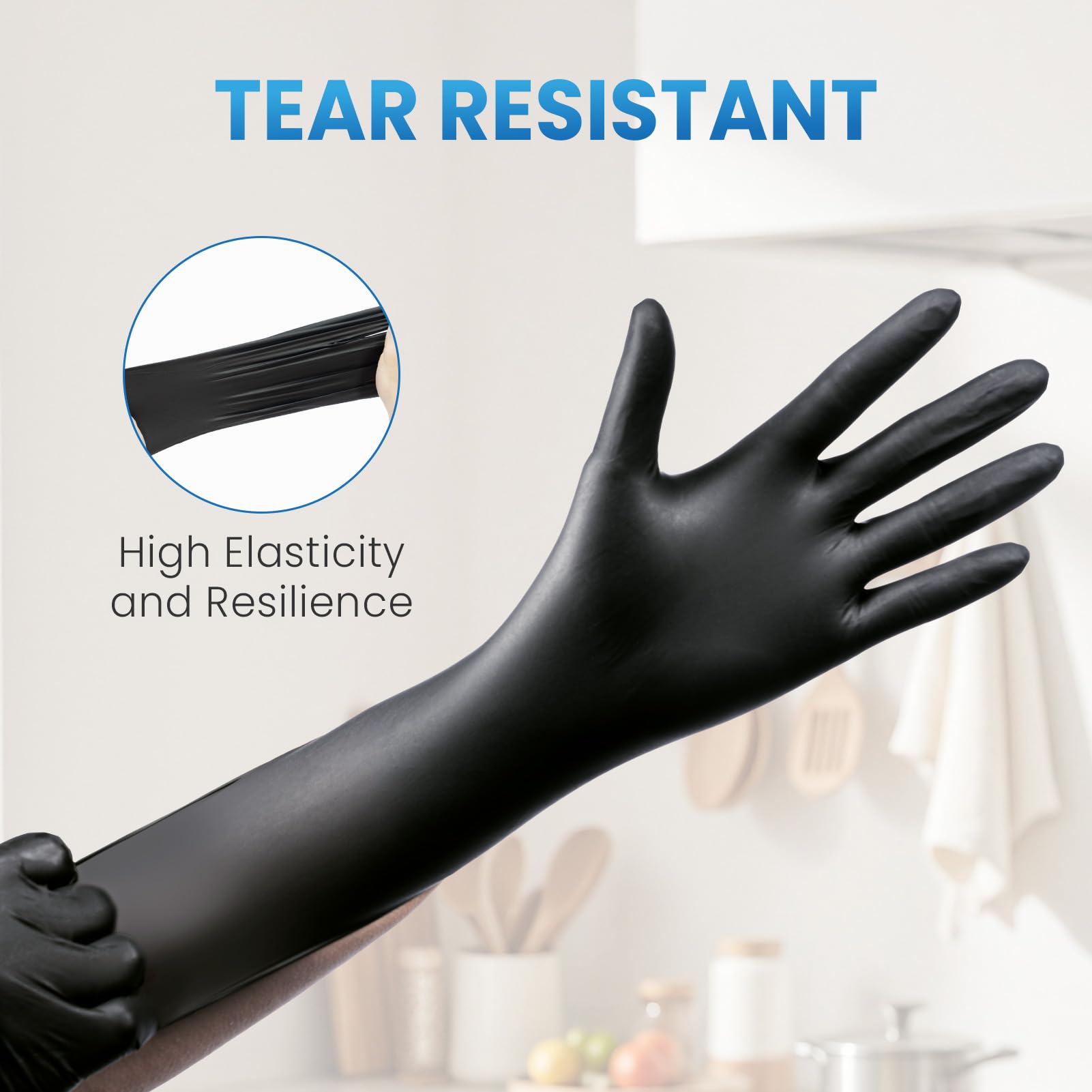 Borje nitrile gloves food-safe kitchen use for hygienic food prep.