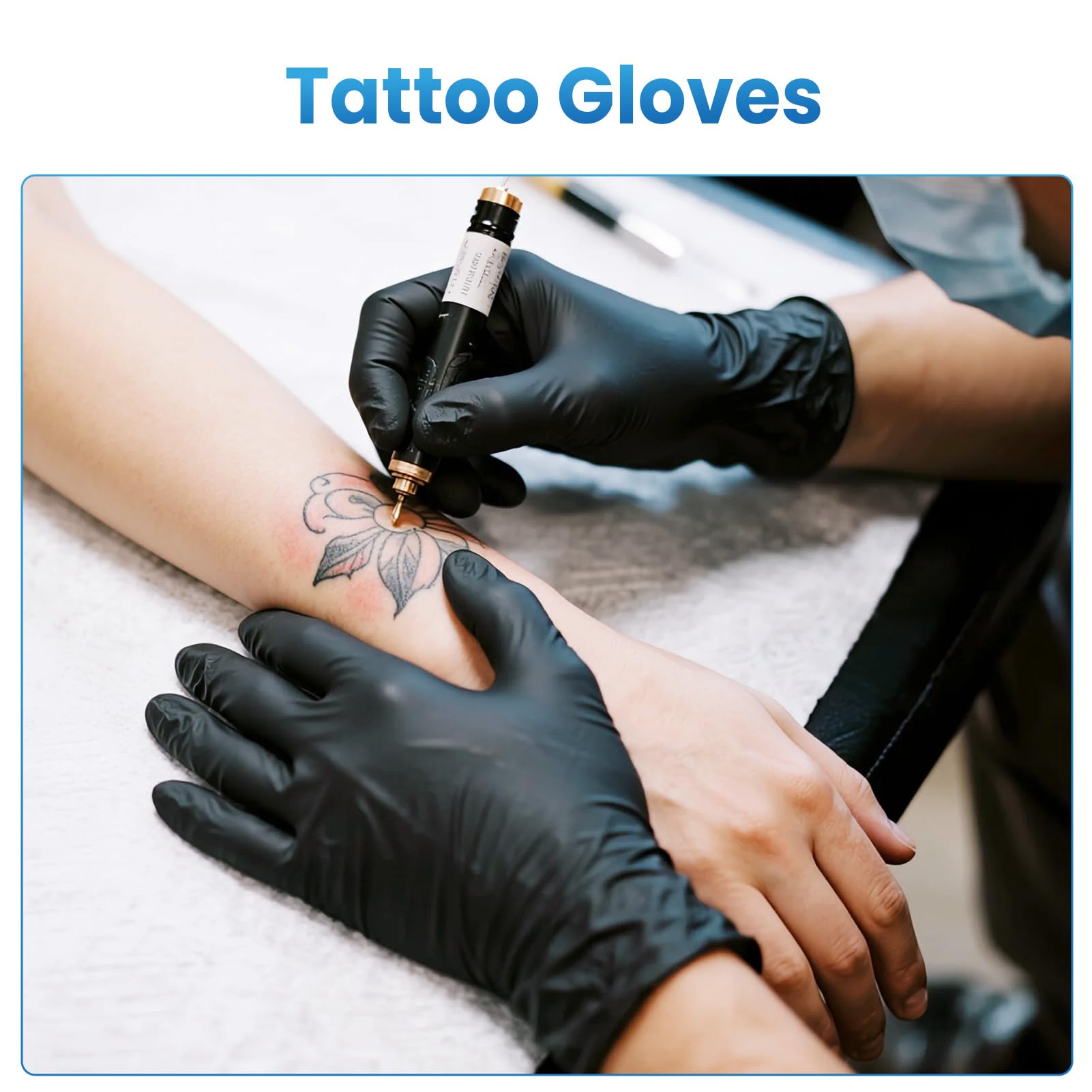 Borje nitrile gloves industry uses showing versatile professional applications.
