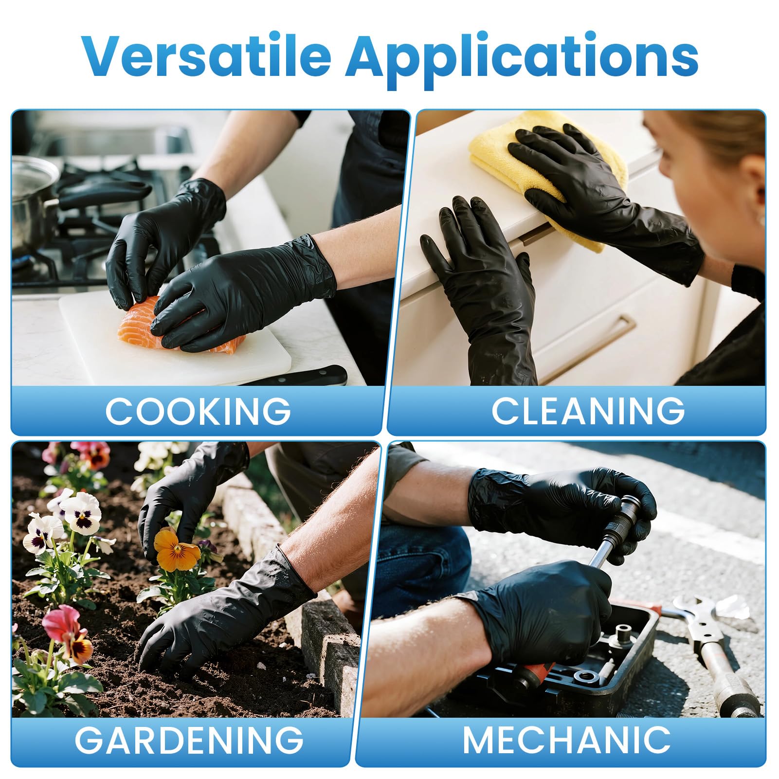 Latex-free and powder-free Borje gloves reduce irritation