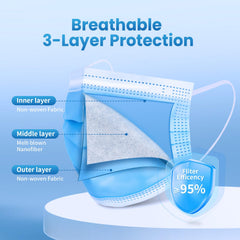 Close-up of Borje three-ply nonwoven fabric highlighting breathable layers.