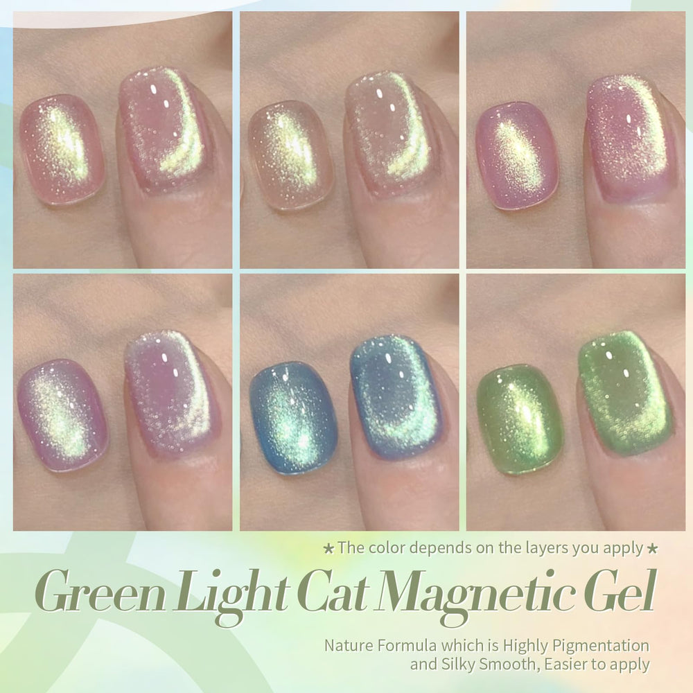 Born Pretty Cat Magnetic Eye Nail Cat-Eye Effect creates magnetic, shifting patterns