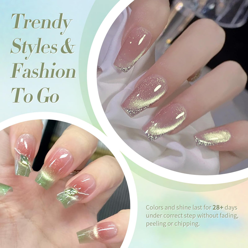 Born Pretty Cat Magnetic Eye Nail Holographic Glitter catches light from every angle