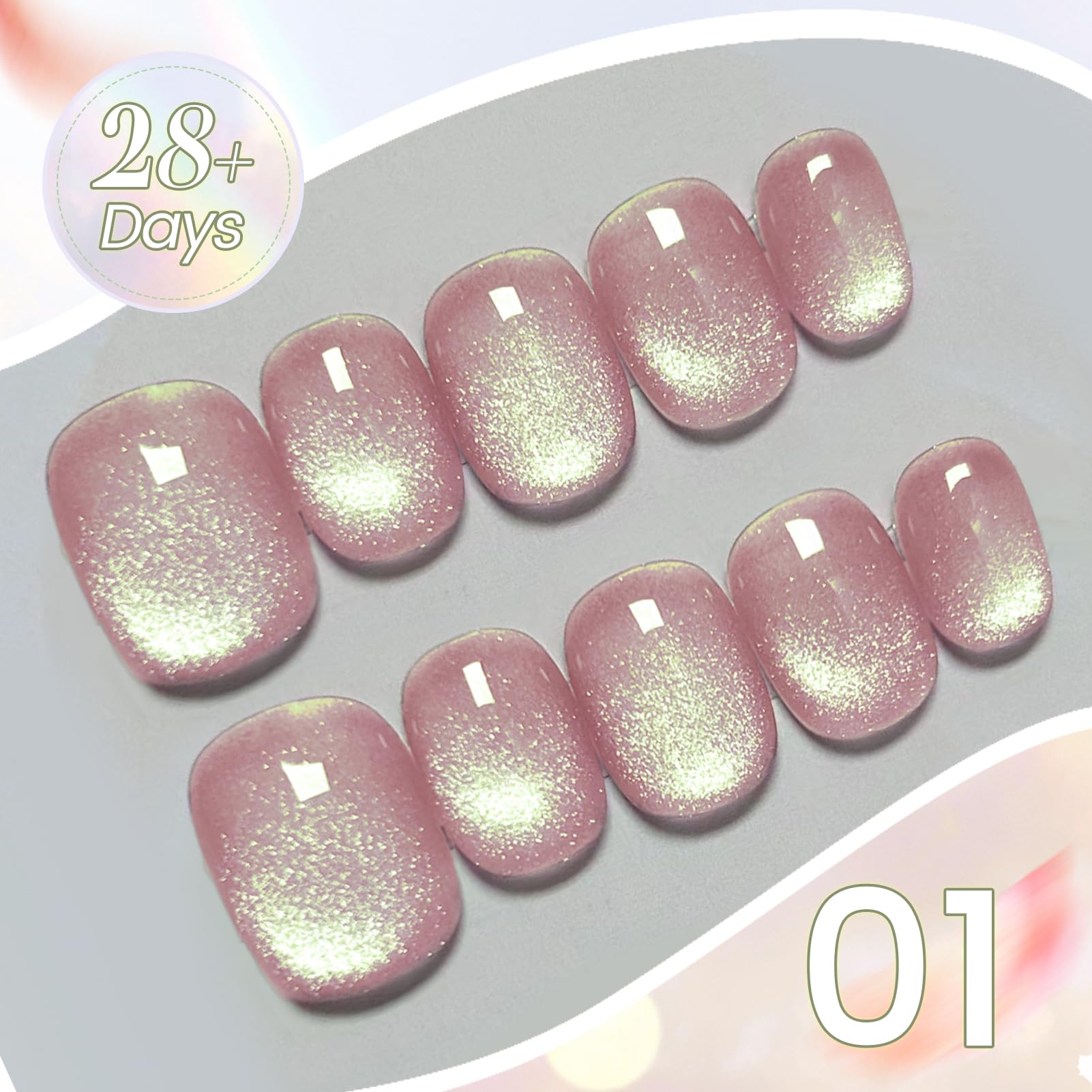 Born Pretty Cat Magnetic Eye Nail Shine Finish delivers long-lasting gloss