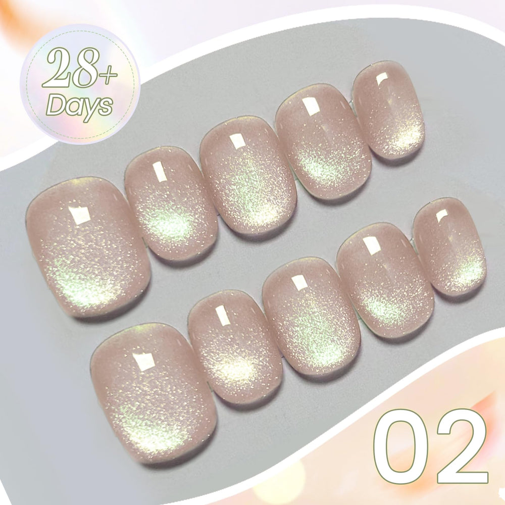Born Pretty Cat Magnetic Eye Nail 21-Day Wear with proper base and top coats