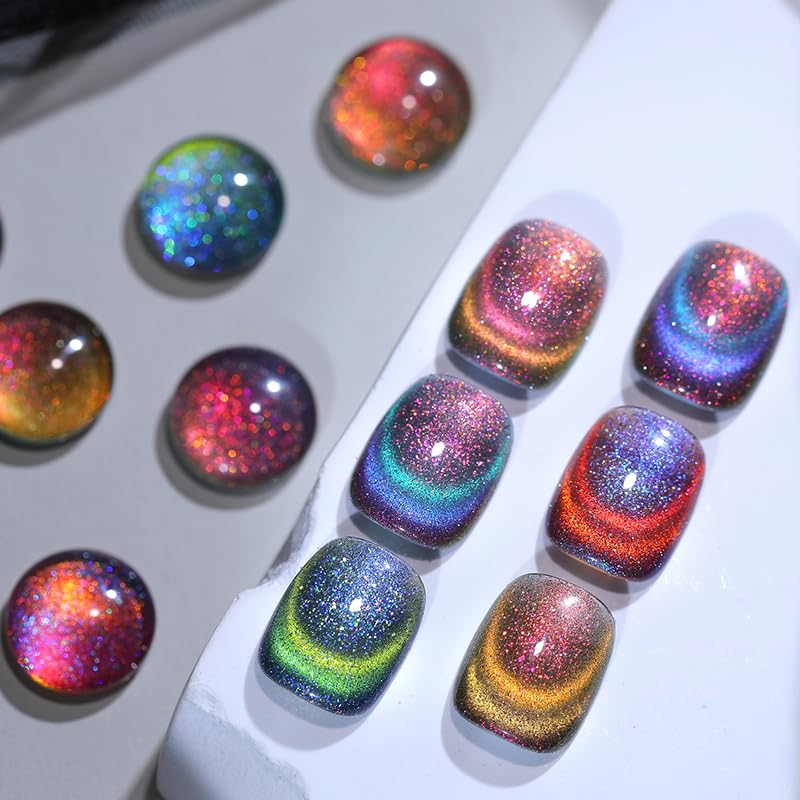 Born Pretty glossy finish on nails demonstrates vibrant shine.