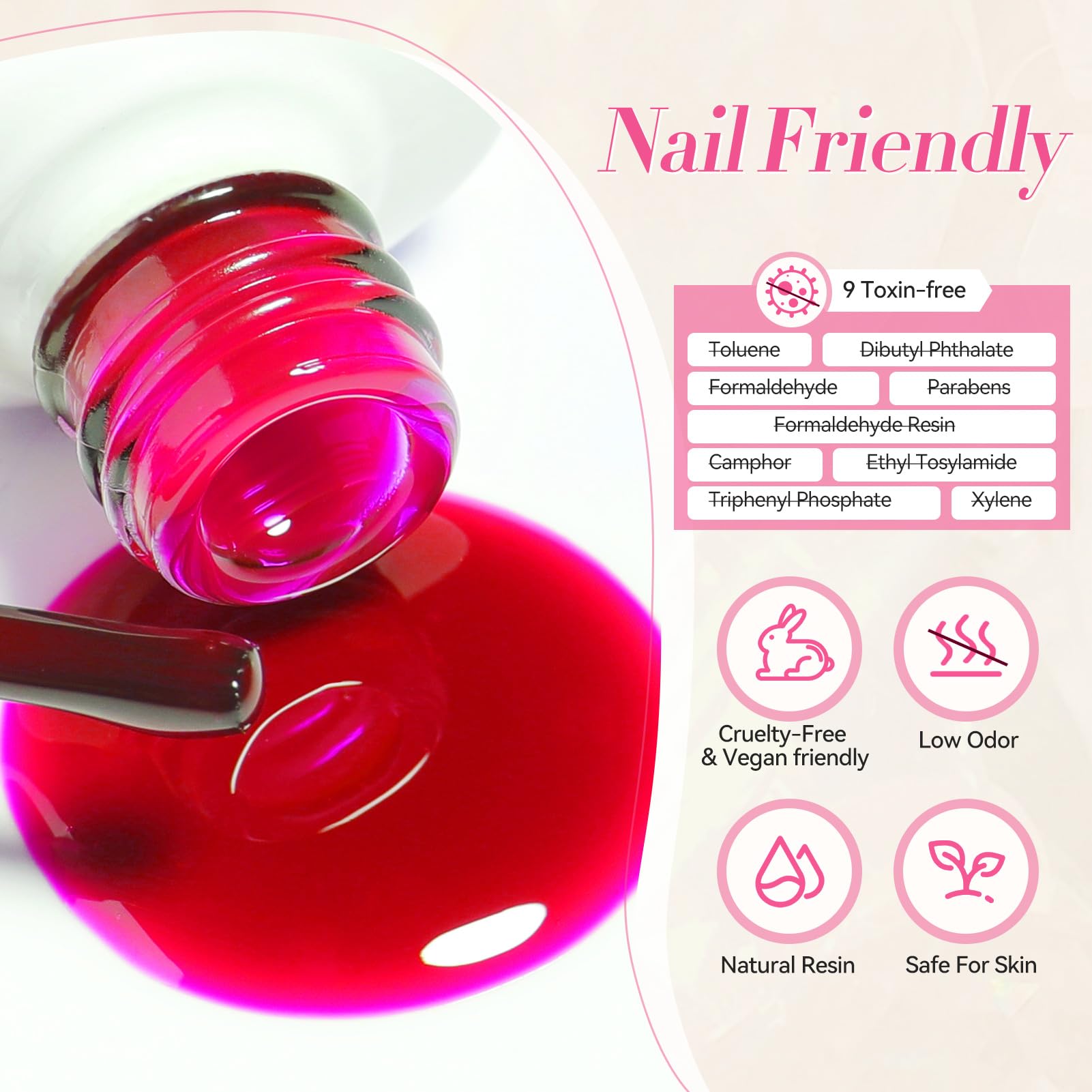 Born Pretty Jelly Gel DIY and salon kit highlights versatile packaging for home use