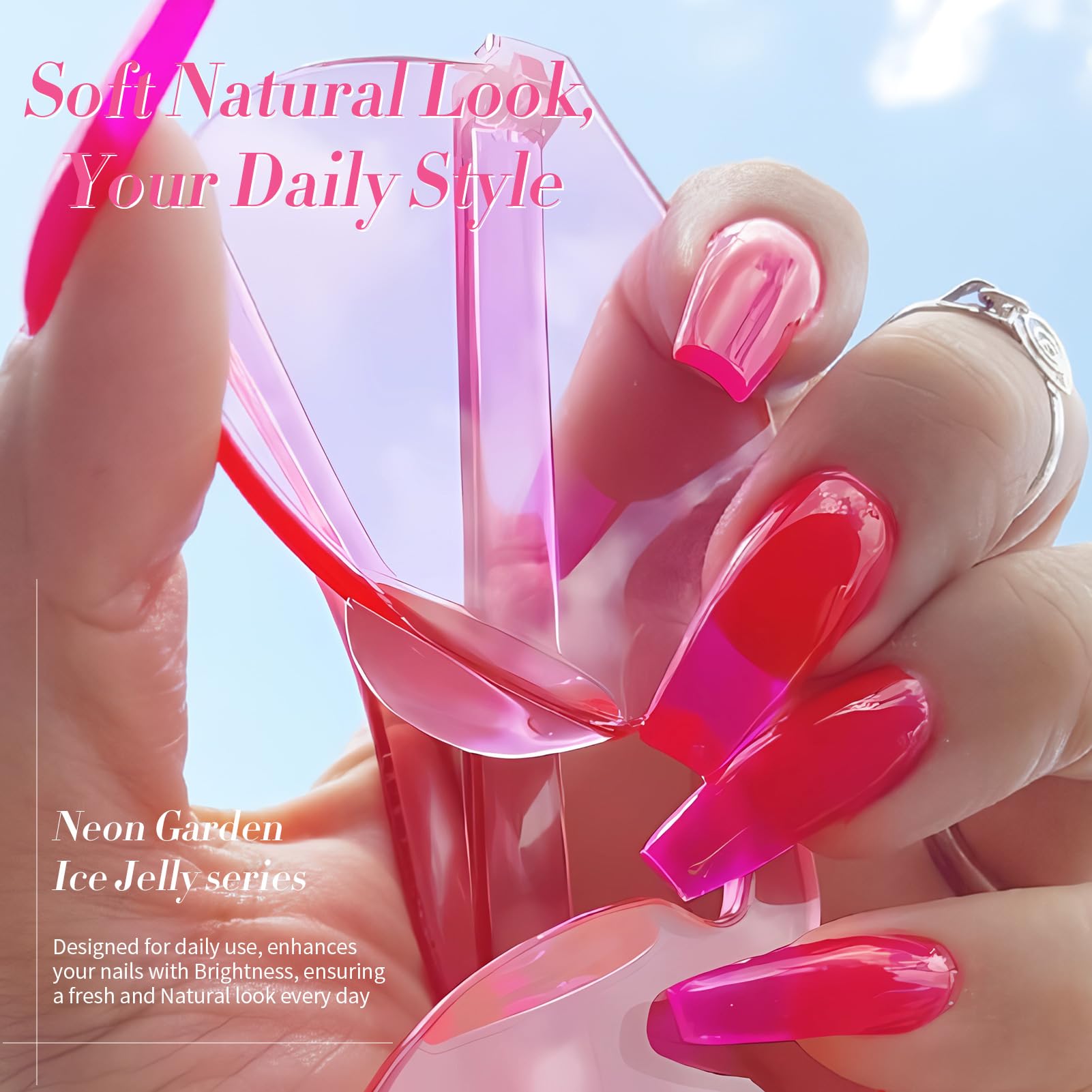 Born Pretty Jelly Gel Neon Green Bottle brings fresh neon brightness to nails