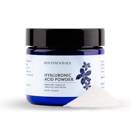 Bos Essentials Hyaluronic Acid Powder dissolving easily to form a serum